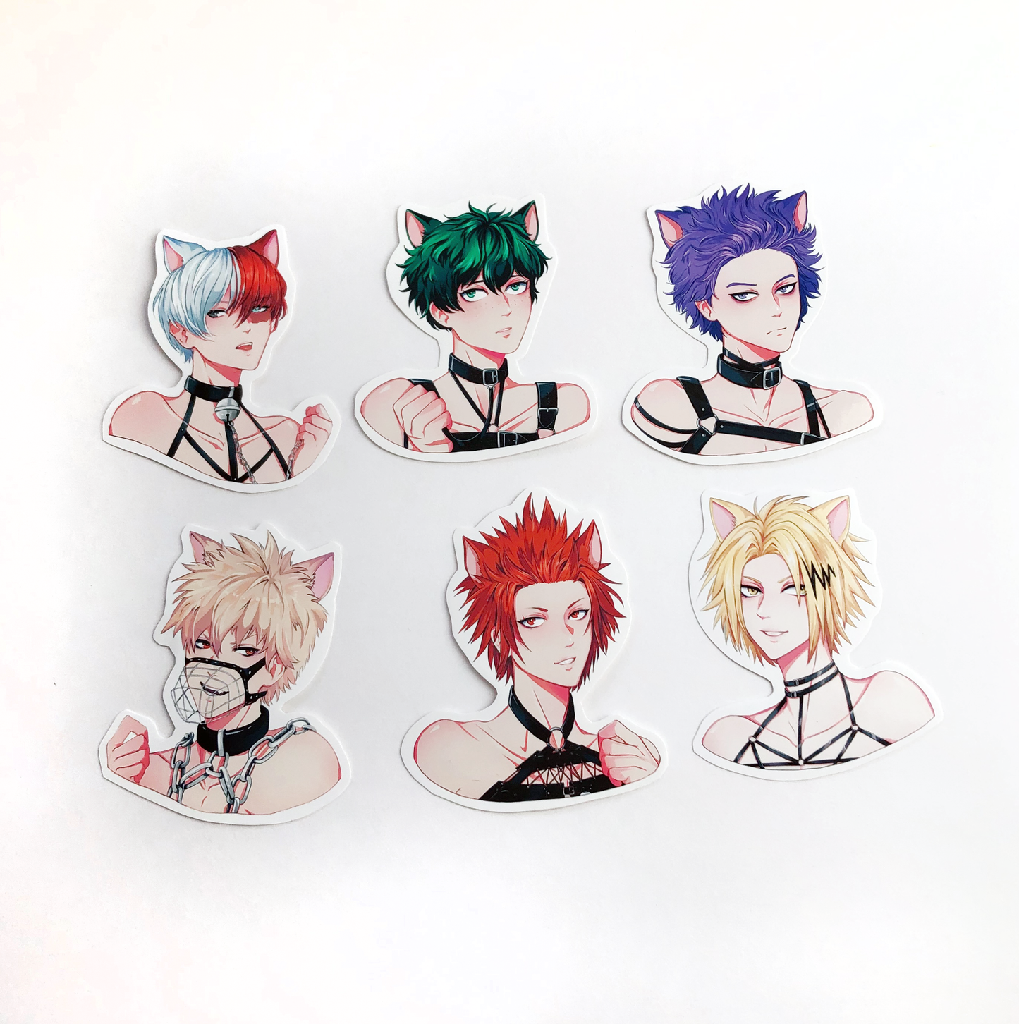 STICKERS - BNHA Catboys
