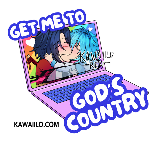 STICKERS - Dramatical Murder - “Get Me To Gods Country”