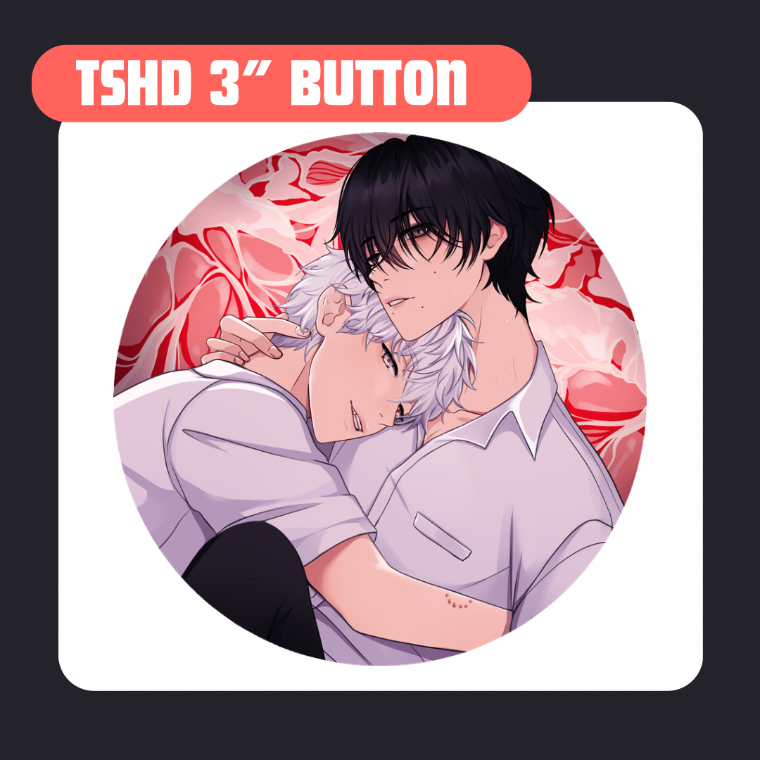 LARGE SHIP CIRCLE BUTTON - The Summer Hikaru Died