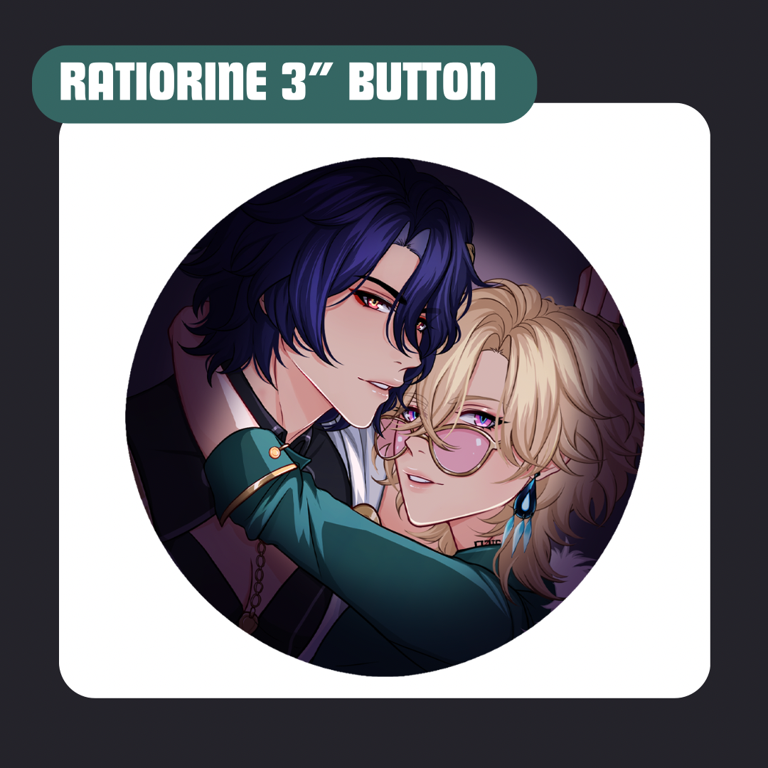 LARGE SHIP CIRCLE BUTTON - Ratiorine