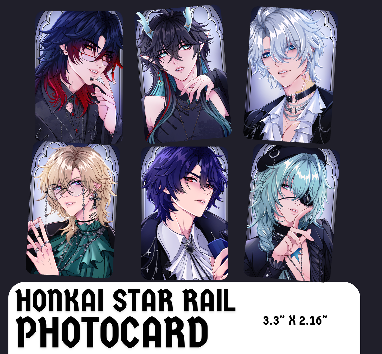 PHOTOCARDS - Honkai Star Rail (Goth ver.)