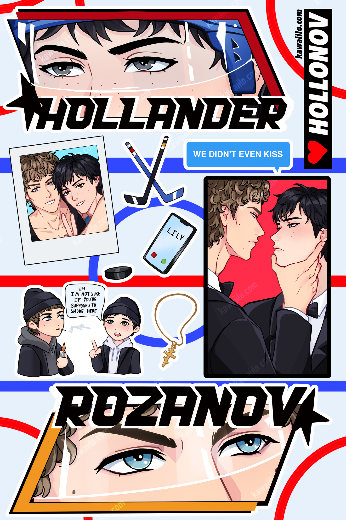 STICKER SHEET - Heated Rivalry