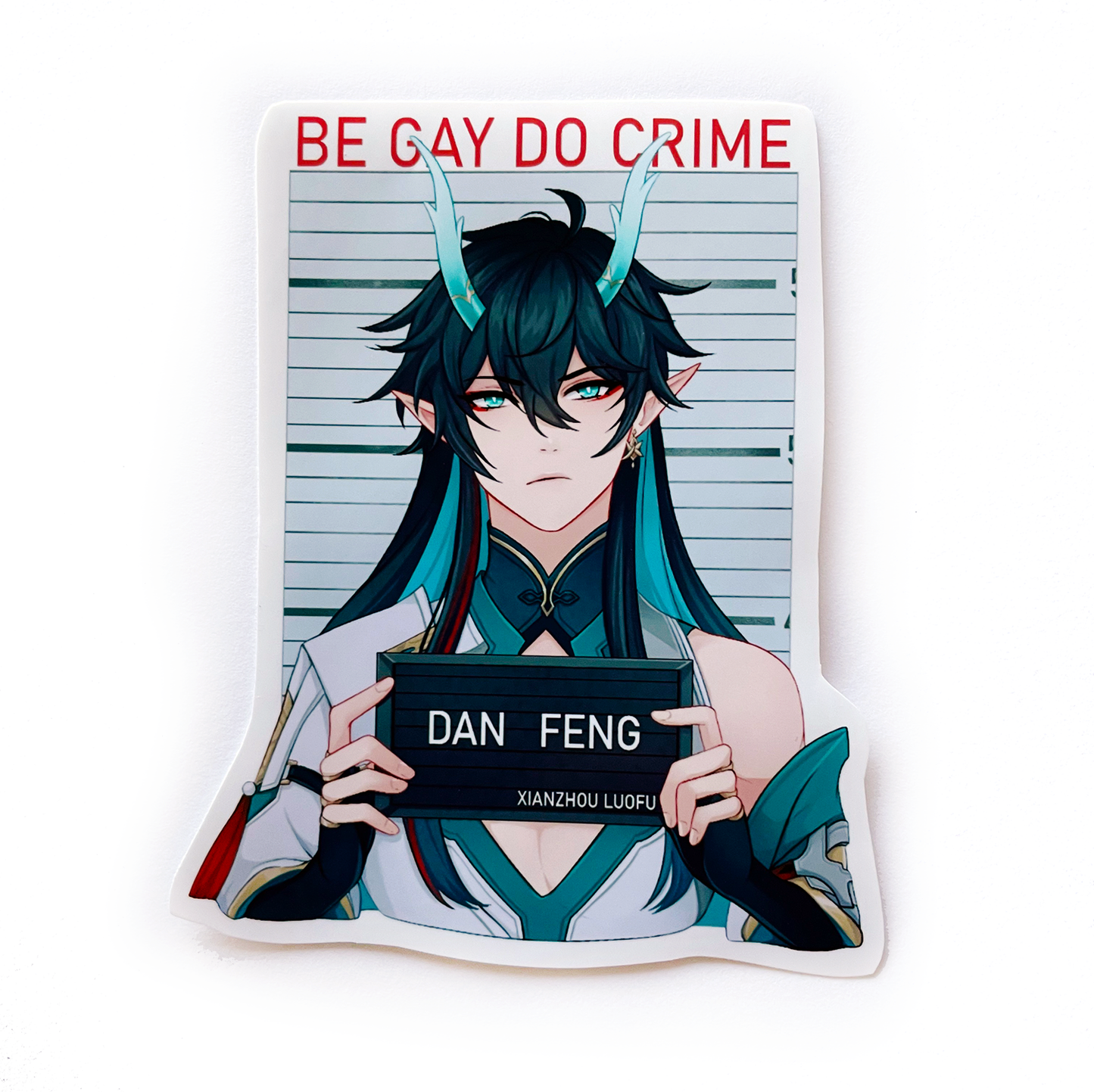 STICKERS - Dan Feng - Be Gay Do Crime